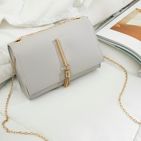 Jierger Fashion Lady Shoulders Tassel Package Letter Purse Mobile Phone Messenger Bag for Women Shoulder Purses and Handbags for Men Women Outdoor Travel Work