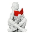 thumbnail image 1 of Jierger Figurines Bookshelf Decor Statues Home Decor Reader Sculpture Ornament Desktop Ornament Resin Reading Women Ornament Reading Figure Sculpture Crafts Tabletop Decoration, 1 of 9