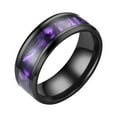 thumbnail image 1 of Jierger Frosted Silk Pattern Inlaid Rhinestone Ring Alloy Women Men Exquisite Ring Fashion Jewelry Gift Rings, Silicone Rings Men Silicone Rubber Wedding Bands for Men Size 6 7 8 9 10 11 12 13, 1 of 6