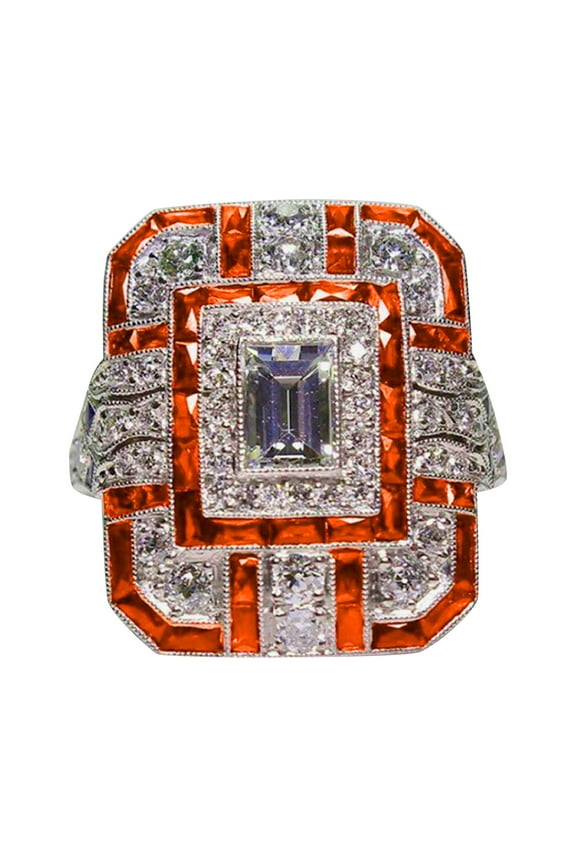 Full Diamond Pear Shape Ring Jewelry Birthday Proposal Bridal Engagement Party Ring for Halloween Christmas Valentine Party Birthday Gift for Women and Girls