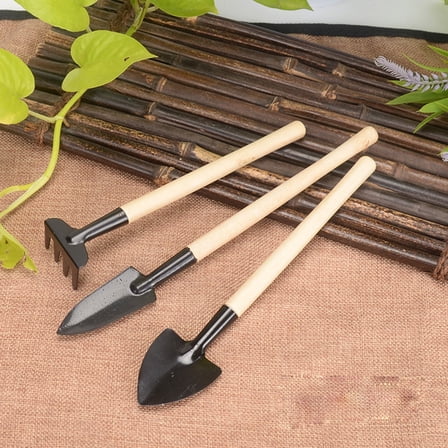 Jierger Garden Tools 3PCS Indoor Outdoor for Women/Men Mini Set Gardening Set Tools Gifts Gardening Plant Patio Lawn Garden