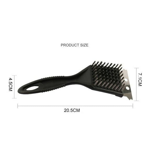 Jierger Grill Brush and Scraper Durable & Effective Wire Grill Brush BBQ-Aid Grill Brush and Scraper for Barbecue for Outdoor Grill Grill for Men/Dad