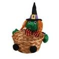 thumbnail image 1 of Jierger Halloween Bar Creatively Houses Woven Baskets Children's Fruit Baskets Halloween Pumpkin Candy Jars for Christmas Halloween Thanksgiving Holiday Wedding Bridal Birthday Party Gift, 1 of 9