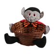 thumbnail image 1 of Jierger Halloween Bar Creatively Houses Woven Baskets Children's Fruit Baskets Halloween Pumpkin Candy Jars for Christmas Halloween Thanksgiving Holiday Wedding Bridal Birthday Party Gift, 1 of 5
