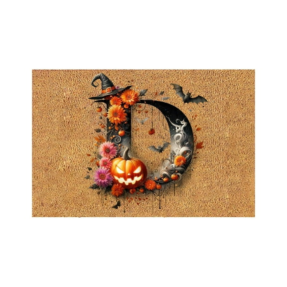 Jierger Halloween Doormat Indoor Outdoor Home Front Porch Rugs Bedroom Entrance Patio Decoration Supplies Welcome Mat for Halloween Decor Indoor Outdoor 60 * 40CM