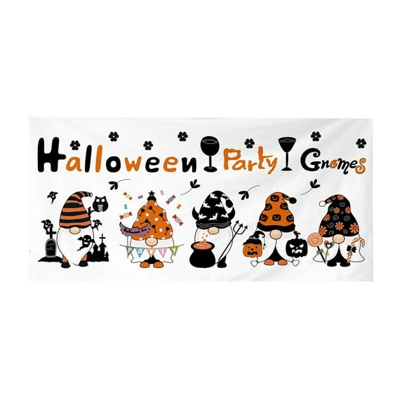 Jierger Halloween Garage Door Decorations Witch Halloween Garage Door Cover Bat Garage Door Banner Large with for Halloween Front Porch Wall Decorations 4.92 X 2.46 Ft