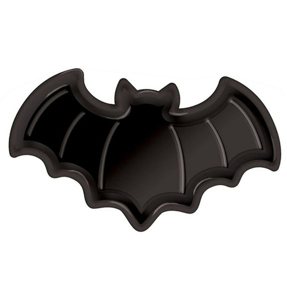 Jierger Halloween Serving Tray 2024 New Plastic Dessert Pumpkin Bat Candy Snack Halloween Plates Container Halloween Tableware Family Holiday Christmas Party Decorations Supplies