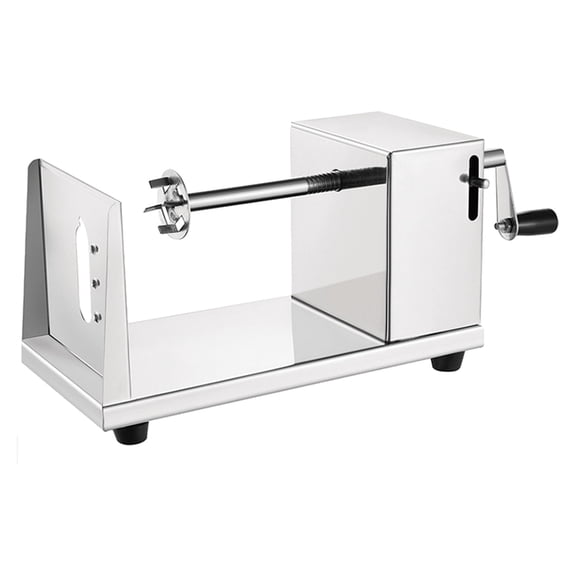 Jierger Hand Rotating Potato tower Machine Manual Potato Potato Chip Machine Potato Machine Potato tower Machine Stainless Steel Potato Chips Slicer 𝑺𝒑𝒊𝒓𝒂𝒍 Twister Vegetable Cutter French Fry
