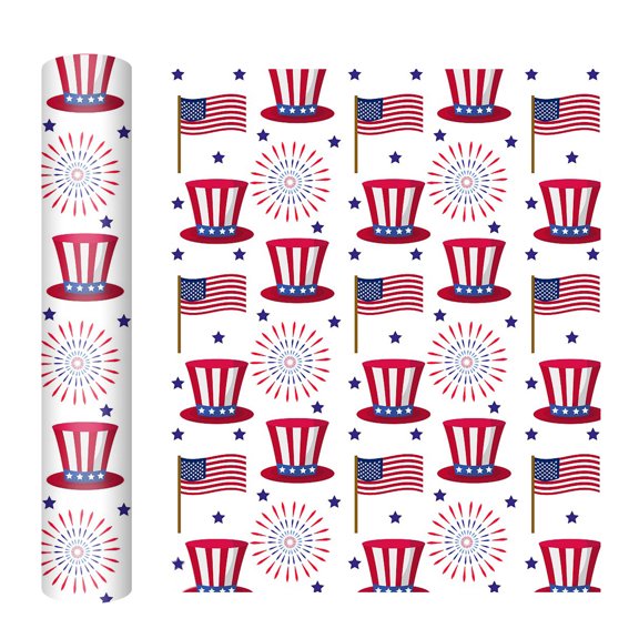 Jierger Independence Day Heat Transfer Vinyl, 12x10 Inch Rainbow Stripe Pattern Soft Metal Vinyl Roll for Ironing on Clothes and DIY Craft Projects