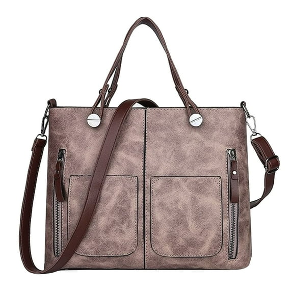 Jierger Ladies Bag Can Be Slanted Bag Can Be Handbag Santed Handbag Fashion Leather Bag for Women Shoulder Purses and Handbags for Men Women Outdoor Travel Work