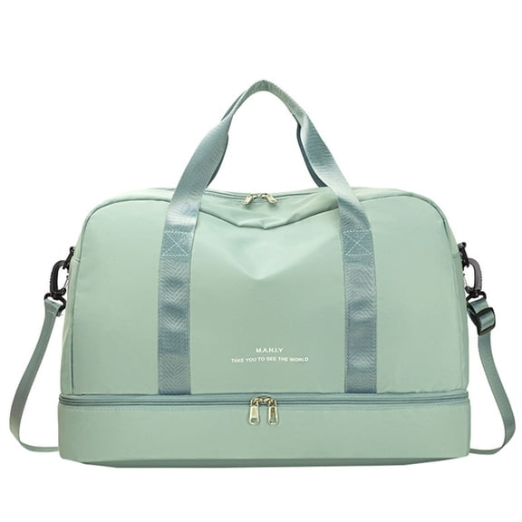 Jierger Large Capacity Gym Bag for Women Sports Travel Duffel Bag with Shoe Compartment Light Overnight Bag for Lady Travel Gym Yoga