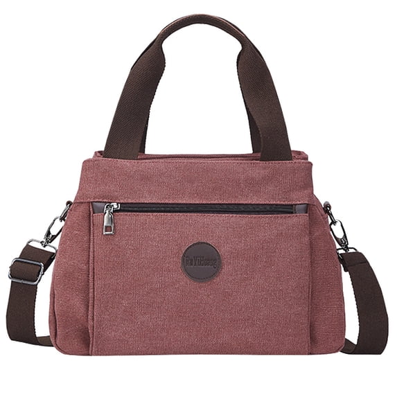 Jierger Leisure Neutral Solid Color Shoulder Bag Messenger Bag Student School Travel Bag for Women Shoulder Purses and Handbags for Men Women Outdoor Travel Work