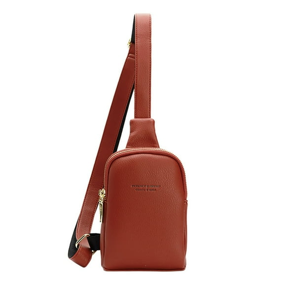 Jierger New PU 𝑾𝒂𝒕𝒆𝒓𝒑𝒓𝒐𝒐𝒇 Solid Color Simple Fashion One Shoulder Messenger Bag for Women Shoulder Purses and Handbags for Men Women Outdoor Travel Work