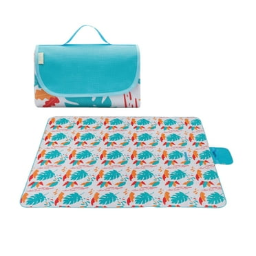 Jierger Outdoor & Picnic Blanket Extra Large Sand Proof and Portable Beach Mat for Camping Hiking Festivals for Girls Kids Baby Room Decor 145x80cm