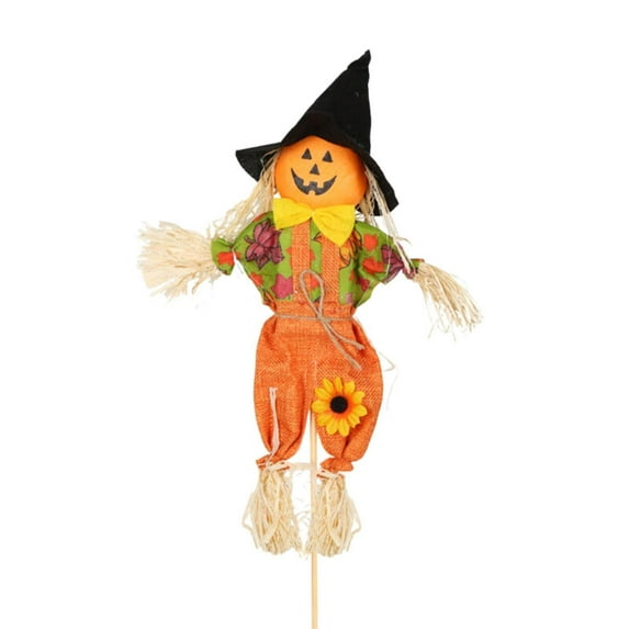 Jierger Pumpkin Fall Decoration Halloween Decoration for Garden School Yard Thanksgiving Decoration for Thanksgiving Autumn Party Outdoor Lawn Garden Decorations（40cm/15.7IN）
