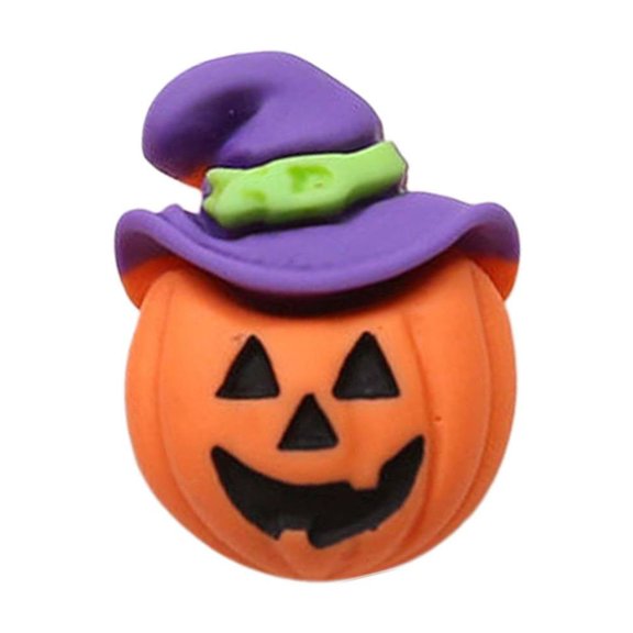 Jierger Pumpkin Halloween Miniature Pumpkin Artificial Pumpkin Beads Material for Halloween Craft DIY Table Scatter Decoration for Desktop, Bookshelf, Wedding or Housewarming Gift