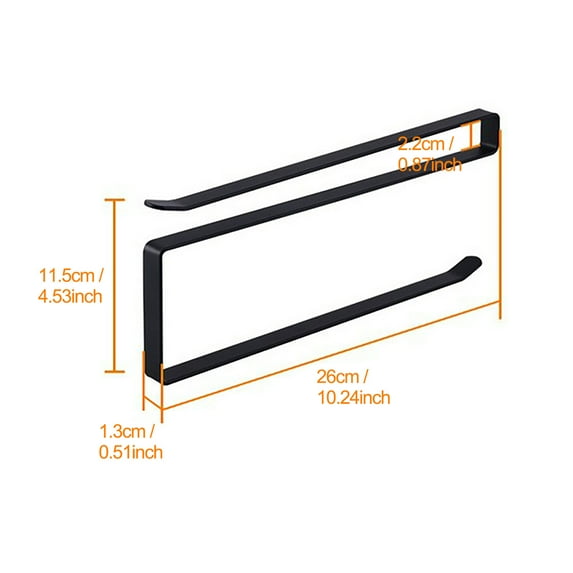 Jierger Punch-free Home Kitchen Cabinet Roll Paper Holder Towel Rack Fresh-keeping Bag Self-Adhesive or Drilling, White Wall Mounted Paper Towel Rack for Kitchen, SUS304 Stainless Steel Kitchen Roll