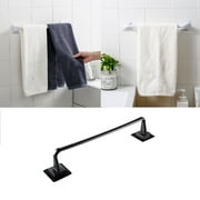 Jierger Self Adhesive Towel Rod Bar Wall Bath Towel Holder Rail Rack Bathroom Towel Bar 15-inch No Drill Stick On Towel Rack, Easy Install with Self-Adhesive for Kitchen Bathroom