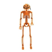 Jierger Small Halloween Skeleton Statues Perfect for Scary Party Decorations and DIY Outdoor House House Props for Halloween Decorations Party Yard Haunted House Props Decorations