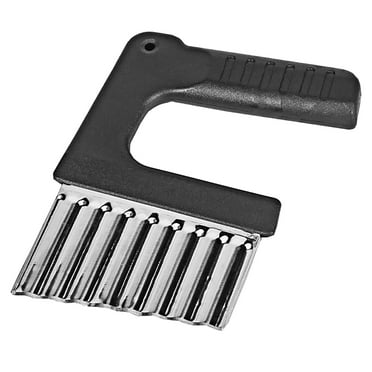 Jierger Stainless Steel Crinkle Wavy Chopper Potato French Fry Cutter Slicer Maker for Potato Carrot Chip Vegetable French Fry, Wavy Chopper Wave Slicer Steel Blade