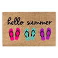 thumbnail image 1 of Jierger Summer Floor Mats Holiday Mats Welcome Door Mats Polyester Door Mat Beach Non Slip Floor Mat for Home Entrance, Outside Entry, Yard, Floor Summer Porch Decor 19.7 x 31.5 inch, 1 of 7