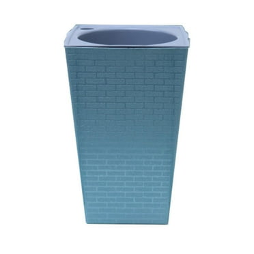 Jierger Tall Tapered Planter - Plastic Square Plant Pots Tall Self Watering Indoor Outdoor for Patio Planter Pot Decorative Gardening & Home Décor Square