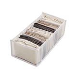 Storage Box Or Racks Jierger Underwear Storage Organizer, 7-Compartment Foldable Drawer ...