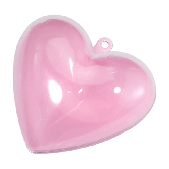 Jierger Valentine Candy Shaped Fillable Containers, DIY Sweetheart Candy Jar for Sugar Cookie Treats, Cute Plastic Valentines Day Jars, Perfect Holiday Decor Gift Ideas for Women Home Use