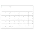 thumbnail image 1 of Jierger Whiteboard Calendars for Refrigerator Family Notepad Daily Planner Desktop Calendar Planner Office Wall Calendar for Easy Organizing, 1 of 6