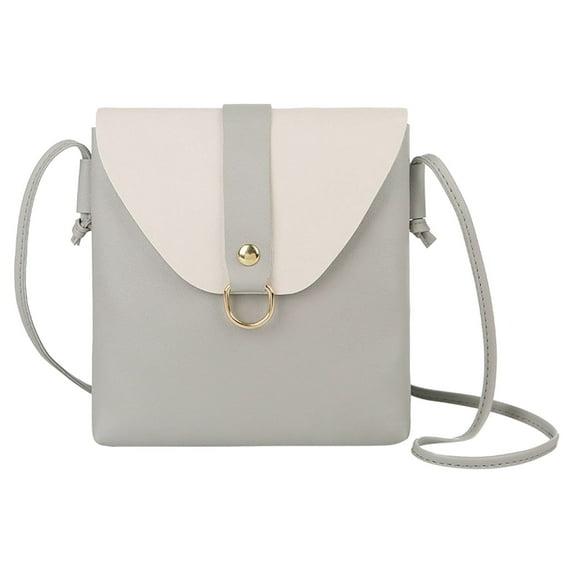 Jierger Women Shoulder Bag Fashion Simple Solid Soft Buckle Strap Practical Messenger Bag for Women Shoulder Purses and Handbags for Men Women Outdoor Travel Work