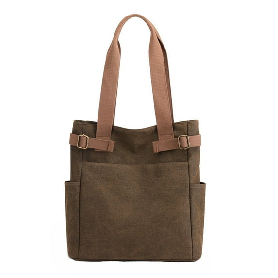 Jierger Women Student Casual Handbag Canvas Travel Shoulder tote Bag for Men and Women Shopping Purse Bag for Men Women Outdoor Travel Work