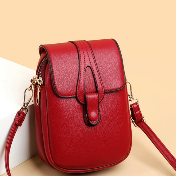 Jierger Women Vertical Single Shoulder Messenger Bag Pattern Mobile Phone Bag Female Crossbody Bag for Women Shoulder Purses and Handbags for Men Women Outdoor Travel Work