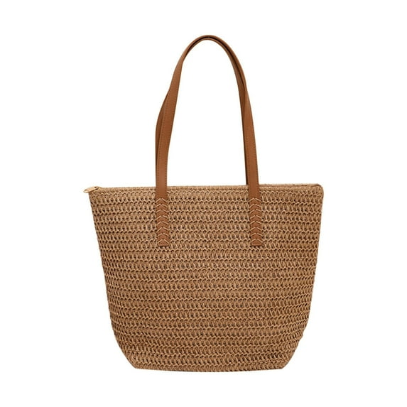 Jierger Women πΊππππ Woven tote Large Beach Handmade Weaving Shoulder Bag Handbag for Women Shoulder Purses and Handbags for Men Women Outdoor Travel