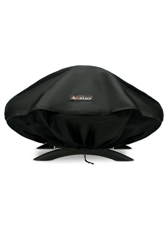 Jiesuo Grill Cover for Weber Q Series Grills, Grill Cover for Weber Q1200, Q1000 and Q100 Series Portable Grill Cover