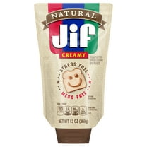 Jif 13 Ounce Natural Squeeze Pouch