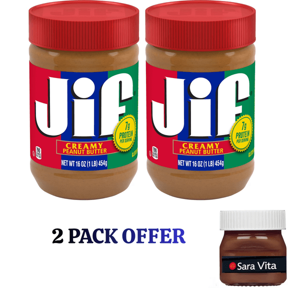 Jif Creamy Peanut Butter, 16 oz Jar