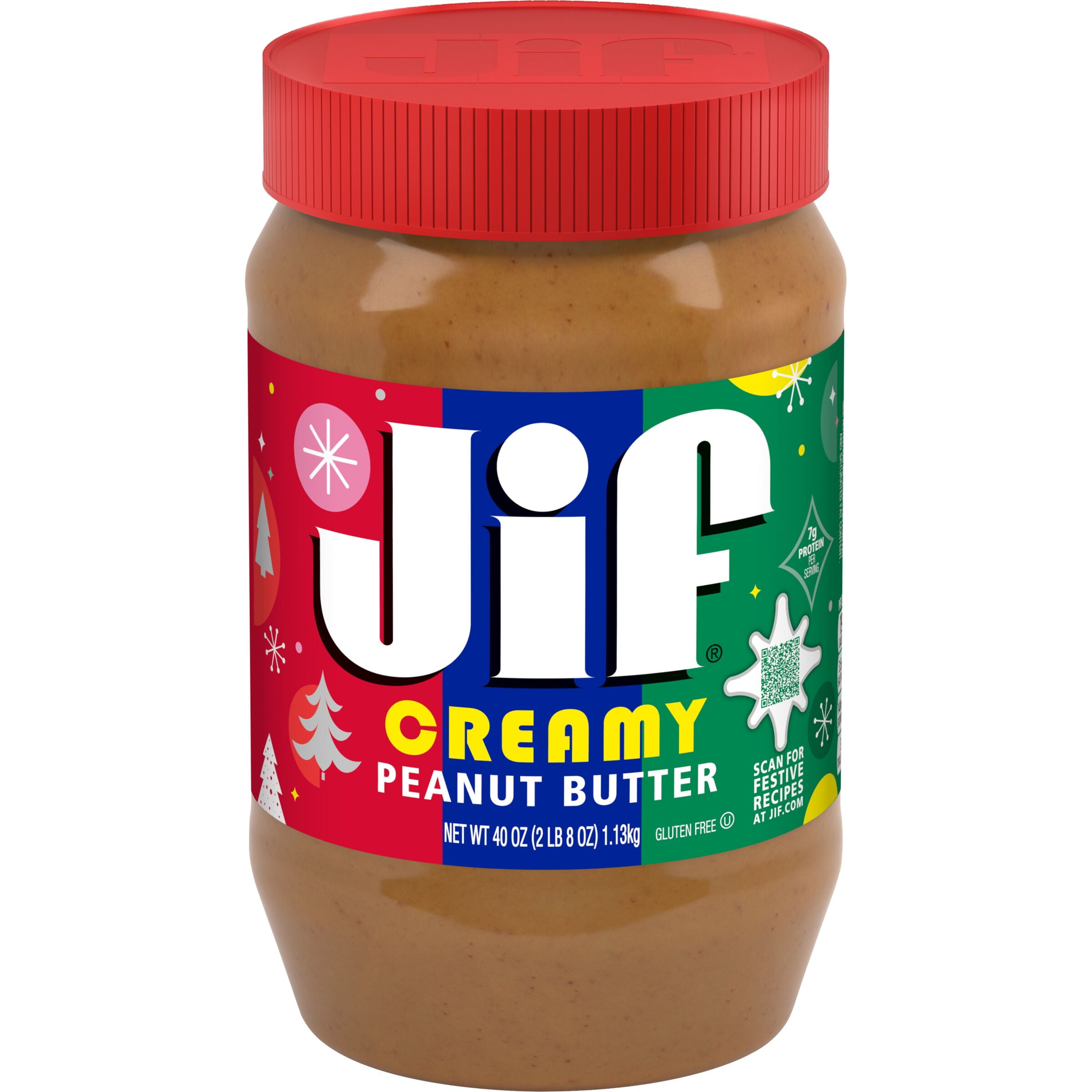 (2 pack) Jif Creamy Peanut Butter, 40Ounce Jar
