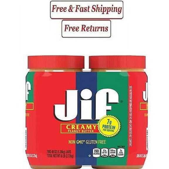 Jif Creamy Peanut Butter (48 oz.  2 pk.)