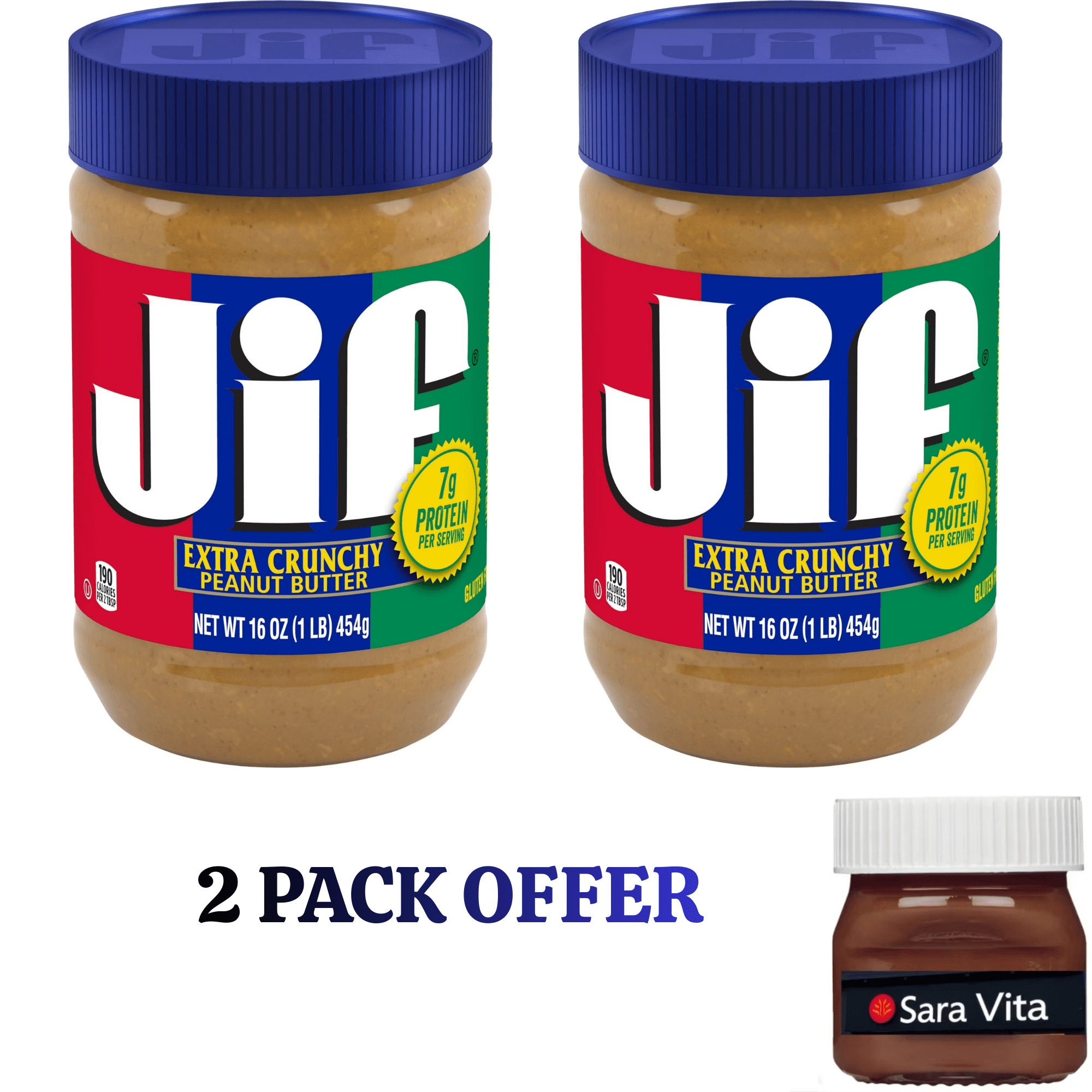 Jif Extra Crunchy Peanut Butter, 16-Ounce Jar