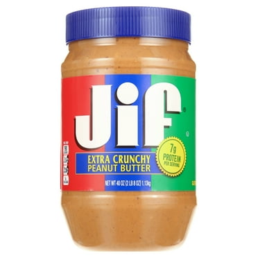 Jif Extra Crunchy Peanut Butter, 40 oz