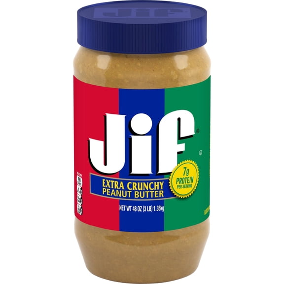 Jif Extra Crunchy Peanut Butter, 48 oz