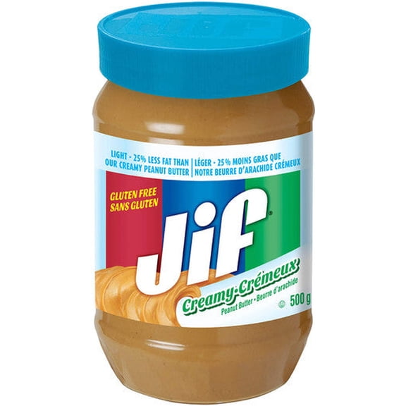Jif Light Creamy Peanut Butter 500g/17.6 oz