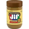 thumbnail image 1 of Jif Natural Creamy Peanut Butter Spread and Honey – Contains 80% Peanuts, 16 Ounces ( Pack of 3 ), 1 of 1