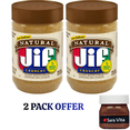 thumbnail image 1 of Jif Natural Crunchy Peanut Butter Spread Contains 90% Peanuts, 16 Ounces, 1 of 6