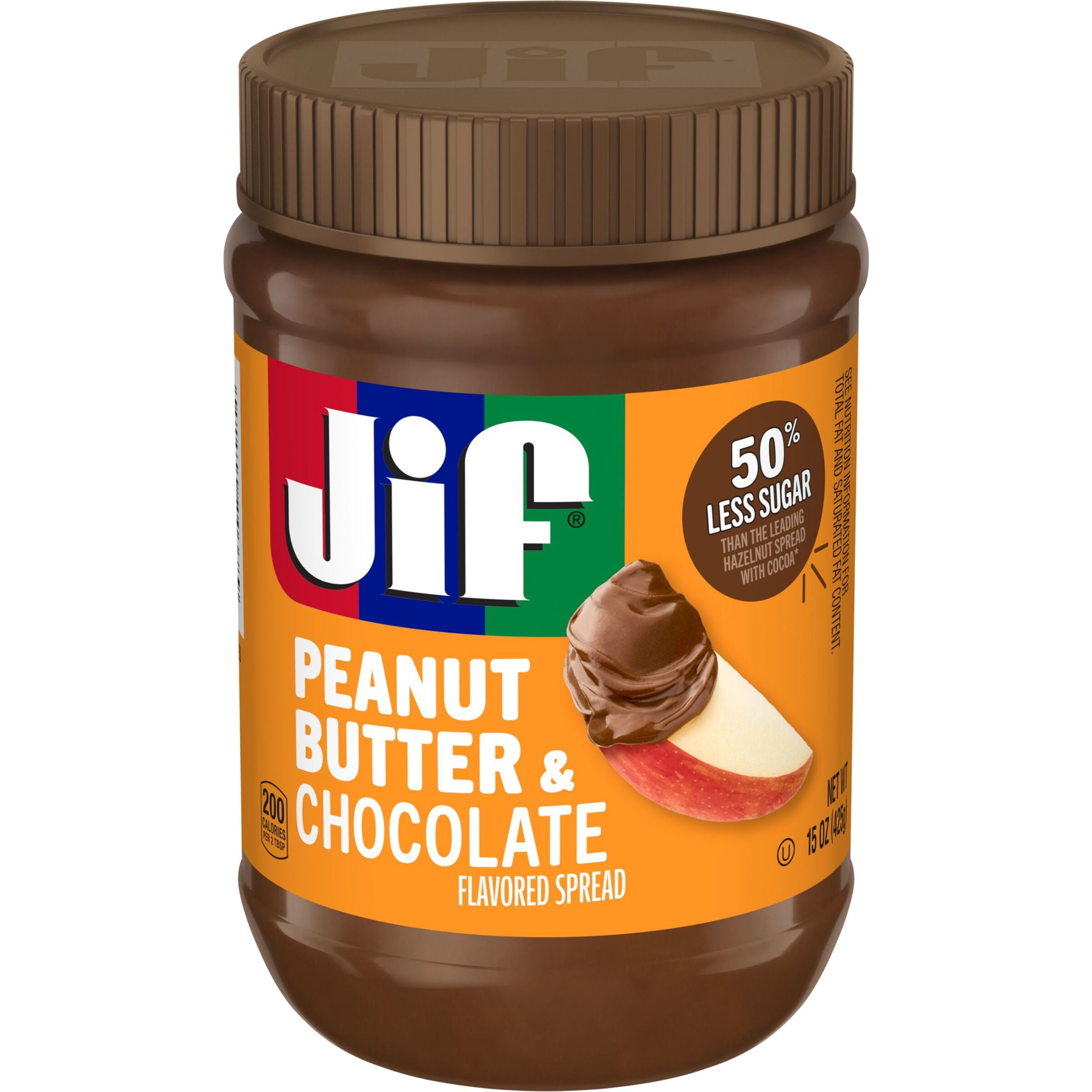 2 Pack Jif Peanut Butter & Chocolate Flavored Spread