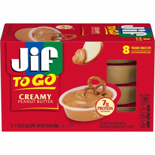 Jif To Go Creamy Peanut Butter Snack Cups