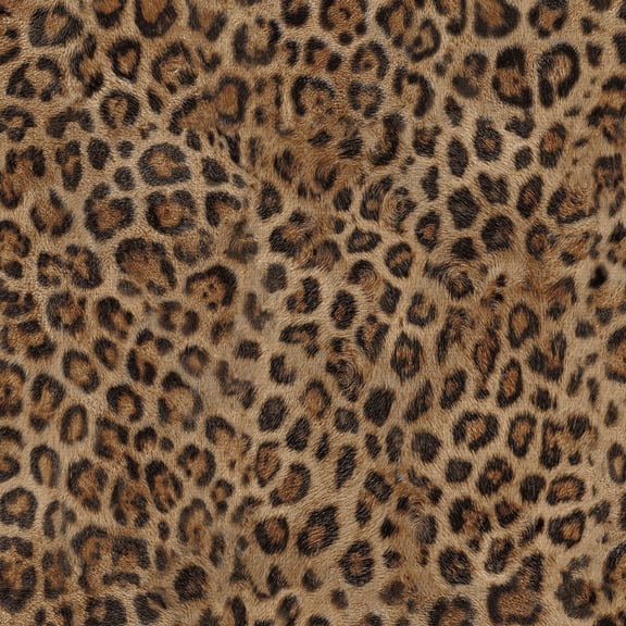 Xiayi Faux Fur Leopard Print Peel and Stick Wallpaper 28.8 Sq. ft
