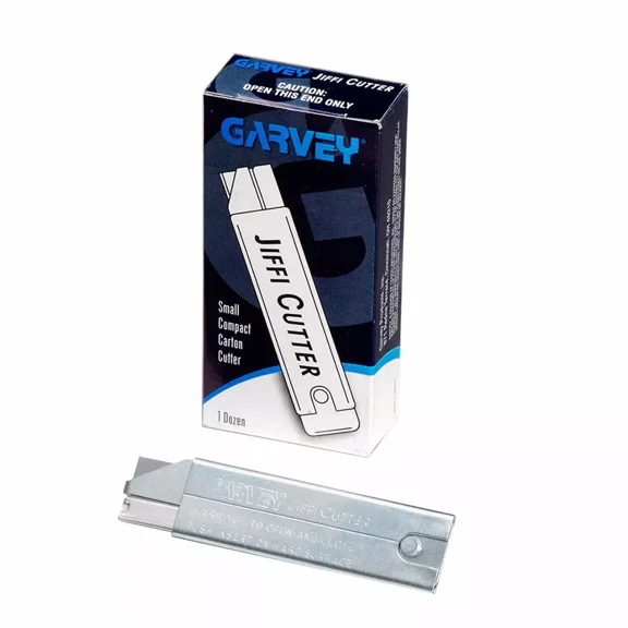 Jiffi Cutter, Small, Flat Utility Knife And Box Cutter, Box Of 12 (Gc40417)