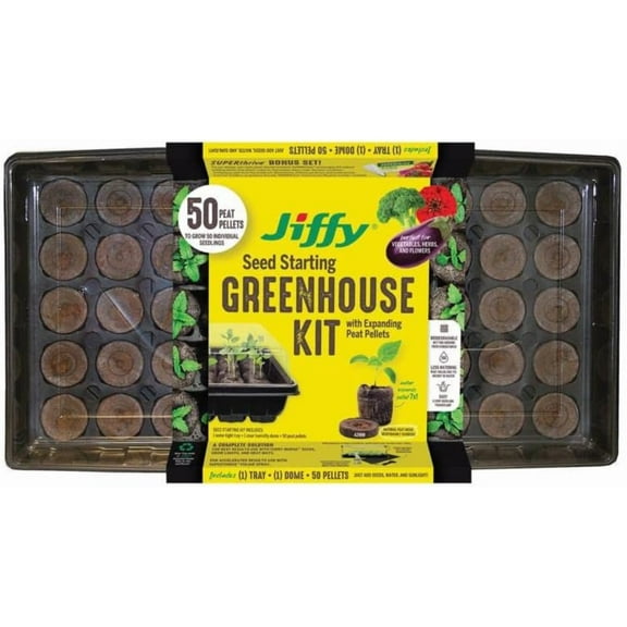 Jiffy Greenhouse Seed Starter Kit