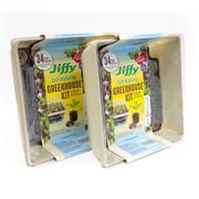 Jiffy 34-Cell 11 In. x 11 In. Self Watering Greenhouse Seed Starter Kit 2 Pack